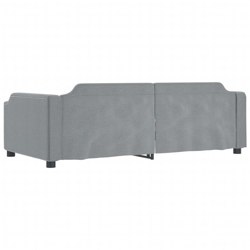Casa si Gradina - Mobilier - Paturi si accesorii - Paturi - Pat de zi, gri deschis, 90x200 cm, material textil - Infinity.ro