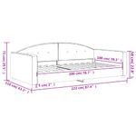 Casa si Gradina - Mobilier - Paturi si accesorii - Paturi - Cadru de pat, gri deschis, 100x200 cm, catifea - Infinity.ro