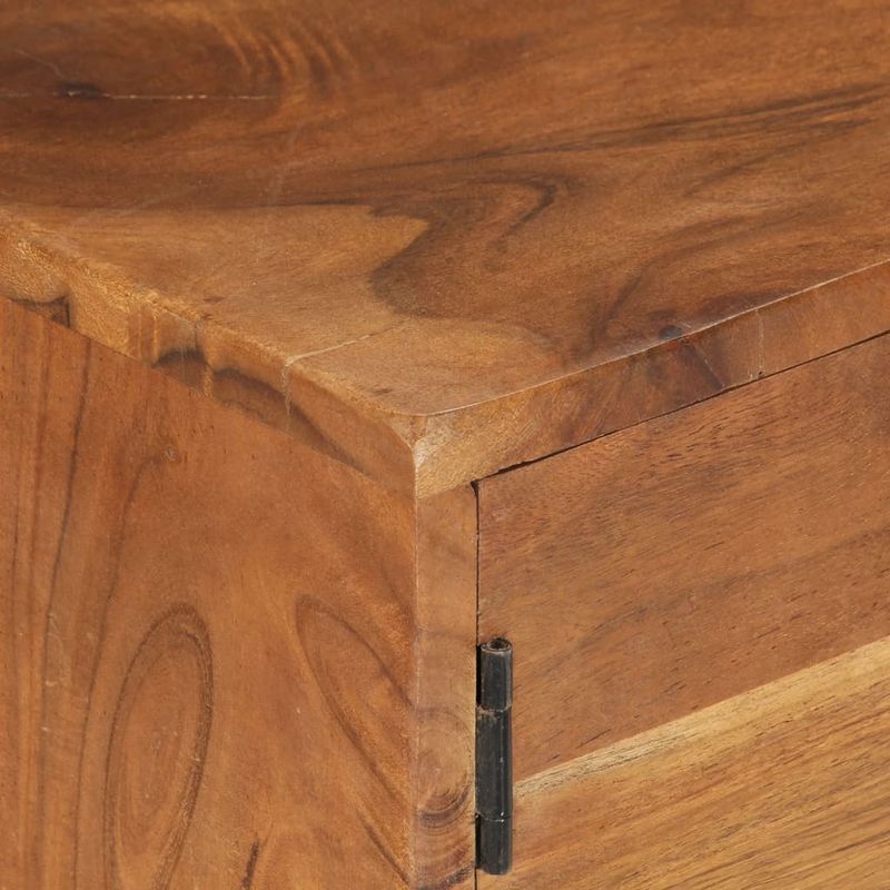 Casa si Gradina - Mobilier - Comode si corpuri - Comode - Comoda TV, lemn masiv acacia cu finisaj tip miere, 140x30x40 cm - Infinity.ro
