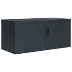 Casa si Gradina - Constructii - Depozitare, transport si protectie - Rafturi, fisete si vestiare - Fiset, antracit, 90x40x110 cm, otel - Infinity.ro