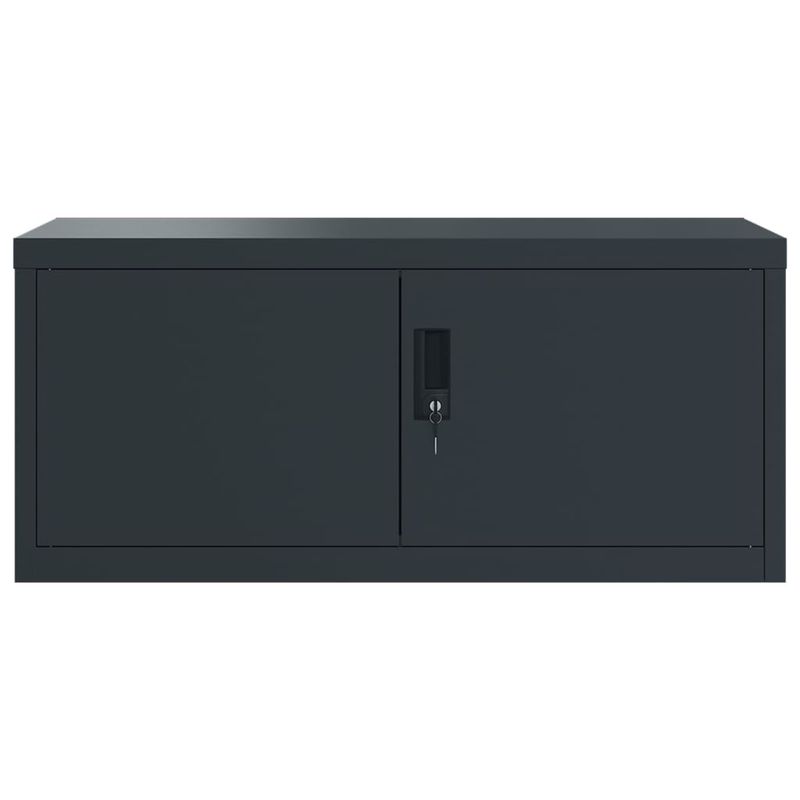 Casa si Gradina - Constructii - Depozitare, transport si protectie - Rafturi, fisete si vestiare - Fiset, antracit, 90x40x110 cm, otel - Infinity.ro