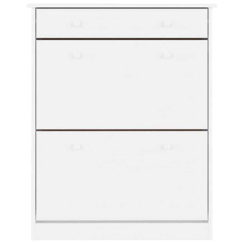 Casa si Gradina - Mobilier - Organizare si depozitare - Organizator incaltaminte - Pantofar ALTA, alb, 77x35x96 cm, lemn masiv de pin - Infinity.ro