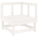 Casa si Gradina - Gradina si terasa - Mobilier exterior - Seturi mobila gradina - Set mobilier relaxare de gradina 5 piese alb lemn masiv de pin - Infinity.ro