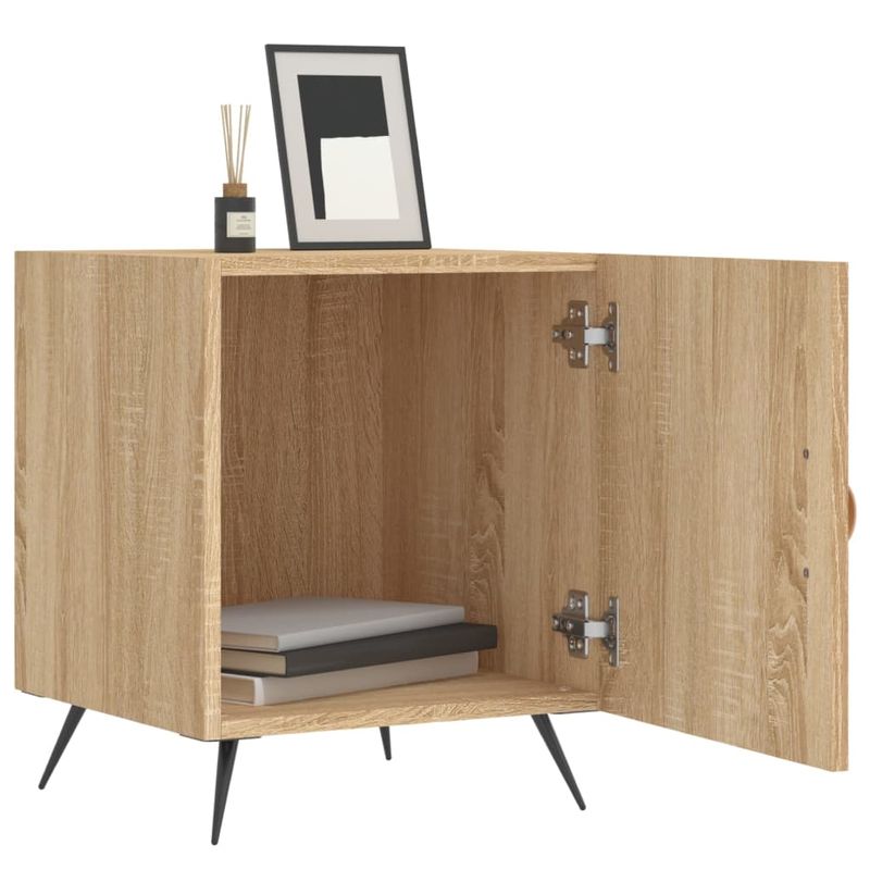 Casa si Gradina - Mobilier - Comode si corpuri - Noptiere - Noptiere, 2 buc., stejar sonoma, 40x40x50 cm, lemn compozit - Infinity.ro