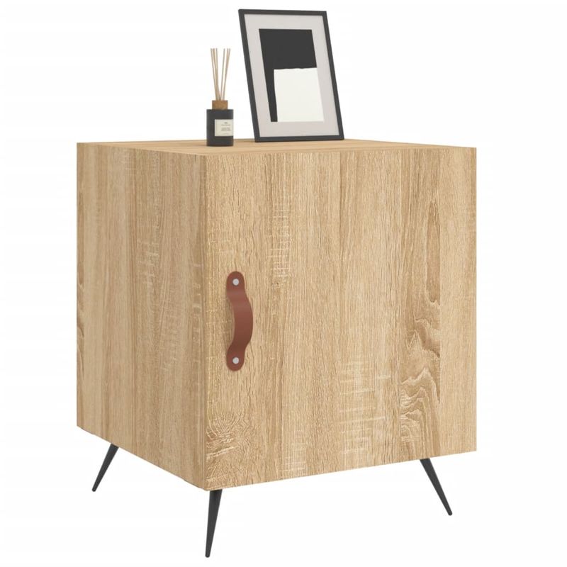 Casa si Gradina - Mobilier - Comode si corpuri - Noptiere - Noptiere, 2 buc., stejar sonoma, 40x40x50 cm, lemn compozit - Infinity.ro