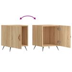 Casa si Gradina - Mobilier - Comode si corpuri - Noptiere - Noptiere, 2 buc., stejar sonoma, 40x40x50 cm, lemn compozit - Infinity.ro