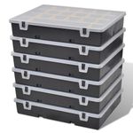 Casa si Gradina - Constructii - Depozitare, transport si protectie - Organizatoare si cutii scule - Carcasa de depozitare, cutie de sortare, 6 buc - Infinity.ro