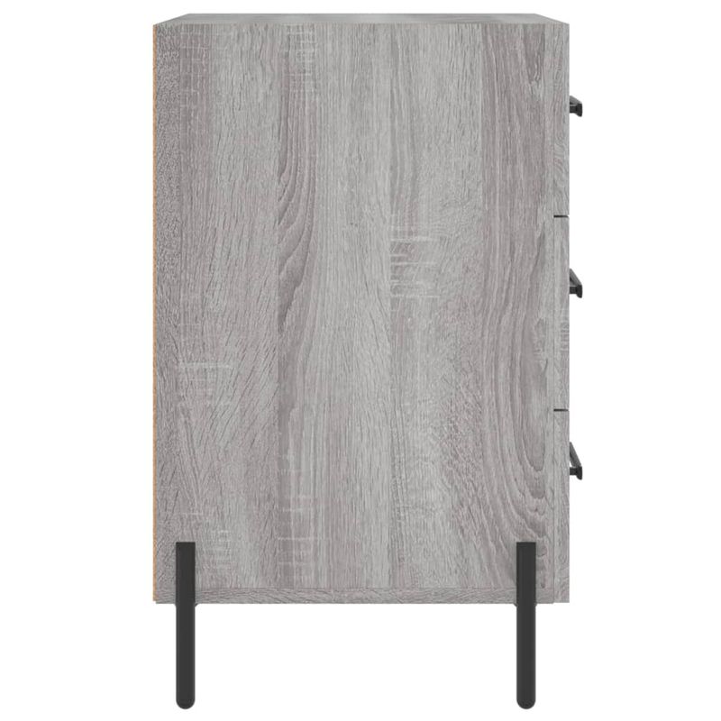 Casa si Gradina - Mobilier - Comode si corpuri - Noptiere - Noptiera, gri sonoma, 40x40x66 cm, lemn compozit - Infinity.ro
