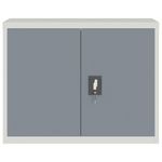 Casa si Gradina - Constructii - Depozitare, transport si protectie - Rafturi, fisete si vestiare - Fiset, gri deschis si gri inchis, 90x40x70 cm, otel - Infinity.ro