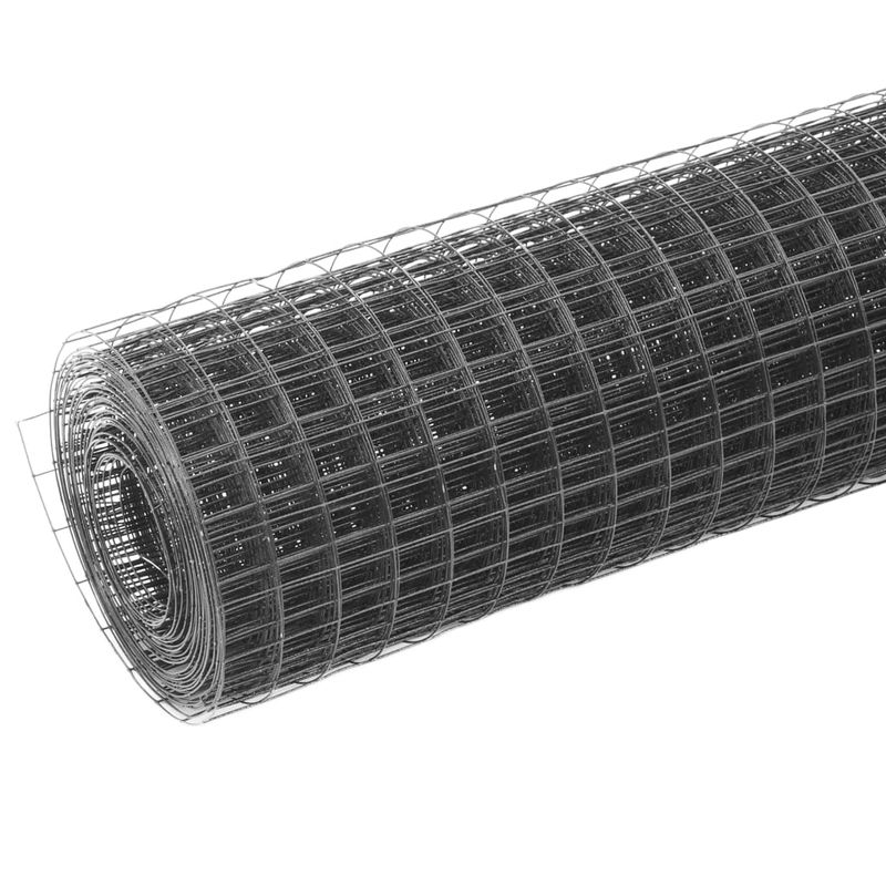 Casa si Gradina - Gradina si terasa - Garduri, panouri si accesorii - Plasa de sarma gaini, 10 x 0,5 m, otel cu invelis PVC, dimensiunea ochiurilor 16x16 mm - Infinity.ro