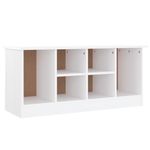 Casa si Gradina - Mobilier - Canapele si coltare - Banchete - Bancheta pantofar „ALTA”, alb, 100x35x45 cm, lemn masiv de pin - Infinity.ro