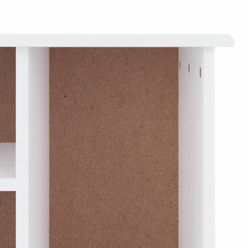 Casa si Gradina - Mobilier - Canapele si coltare - Banchete - Bancheta pantofar „ALTA”, alb, 100x35x45 cm, lemn masiv de pin - Infinity.ro