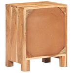 Casa si Gradina - Mobilier - Comode si corpuri - Noptiere - Noptiera, 40x30x50 cm, lemn masiv de acacia - Infinity.ro