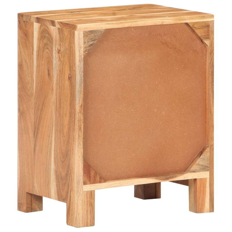 Casa si Gradina - Mobilier - Comode si corpuri - Noptiere - Noptiera, 40x30x50 cm, lemn masiv de acacia - Infinity.ro