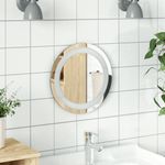 Casa si Gradina - Decoratiuni - Oglinzi - Oglinda de baie cu LED, 30 cm, rotunda - Infinity.ro