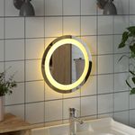 Casa si Gradina - Decoratiuni - Oglinzi - Oglinda de baie cu LED, 30 cm, rotunda - Infinity.ro