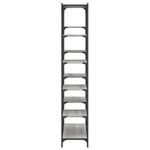 Casa si Gradina - Mobilier - Biblioteci si rafturi - Biblioteci - Raft de carti gri sonoma 100x32x170 cm lemn prelucrat si fier - Infinity.ro