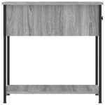 Casa si Gradina - Mobilier - Comode si corpuri - Noptiere - Noptiera, gri sonoma, 30x60x60 cm, lemn prelucrat - Infinity.ro