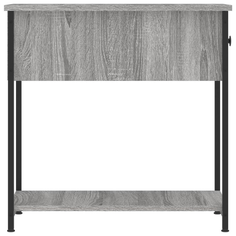 Casa si Gradina - Mobilier - Comode si corpuri - Noptiere - Noptiera, gri sonoma, 30x60x60 cm, lemn prelucrat - Infinity.ro