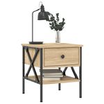 Casa si Gradina - Mobilier - Comode si corpuri - Noptiere - Noptiere, 2 buc., stejar sonoma, 40x42x45 cm, lemn compozit - Infinity.ro