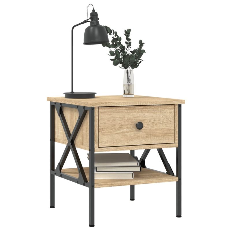 Casa si Gradina - Mobilier - Comode si corpuri - Noptiere - Noptiere, 2 buc., stejar sonoma, 40x42x45 cm, lemn compozit - Infinity.ro