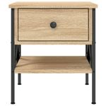 Casa si Gradina - Mobilier - Comode si corpuri - Noptiere - Noptiere, 2 buc., stejar sonoma, 40x42x45 cm, lemn compozit - Infinity.ro