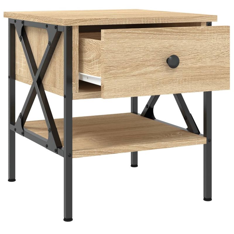 Casa si Gradina - Mobilier - Comode si corpuri - Noptiere - Noptiere, 2 buc., stejar sonoma, 40x42x45 cm, lemn compozit - Infinity.ro