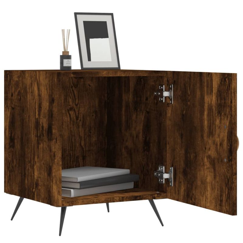 Casa si Gradina - Mobilier - Comode si corpuri - Noptiere - Noptiere, 2 buc., stejar fumuriu, 40x40x50 cm, lemn compozit - Infinity.ro
