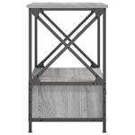Casa si Gradina - Mobilier - Comode si corpuri - Noptiere - Noptiere, 2 buc., gri sonoma, 50x41x65 cm, lemn compozit - Infinity.ro