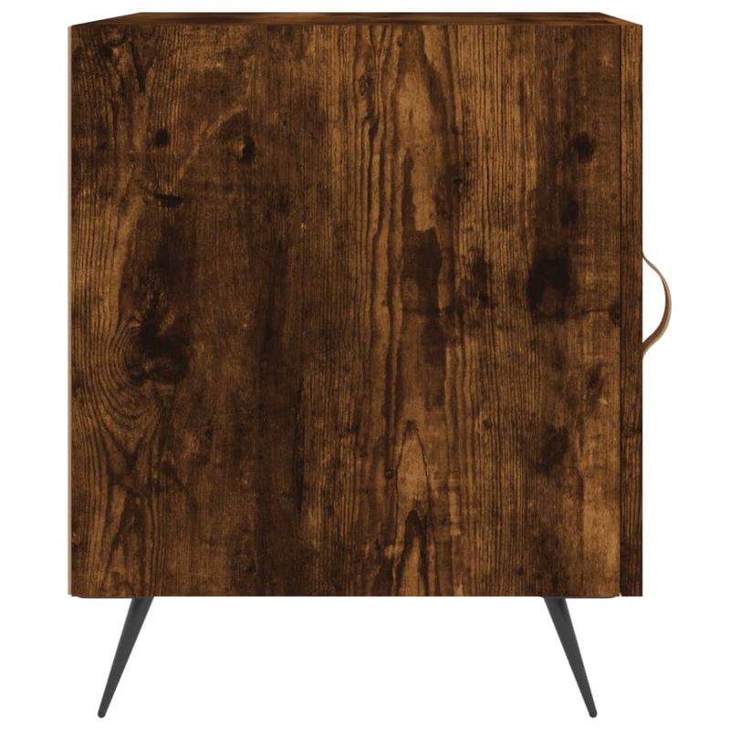 Casa si Gradina - Mobilier - Comode si corpuri - Noptiere - Noptiere, 2 buc., stejar fumuriu, 40x40x50 cm, lemn compozit - Infinity.ro