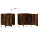 Casa si Gradina - Mobilier - Comode si corpuri - Noptiere - Noptiere, 2 buc., stejar fumuriu, 40x40x50 cm, lemn compozit - Infinity.ro