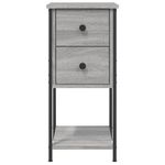 Casa si Gradina - Mobilier - Comode si corpuri - Noptiere - Noptiera, gri sonoma, 32x42x70 cm, lemn compozit - Infinity.ro