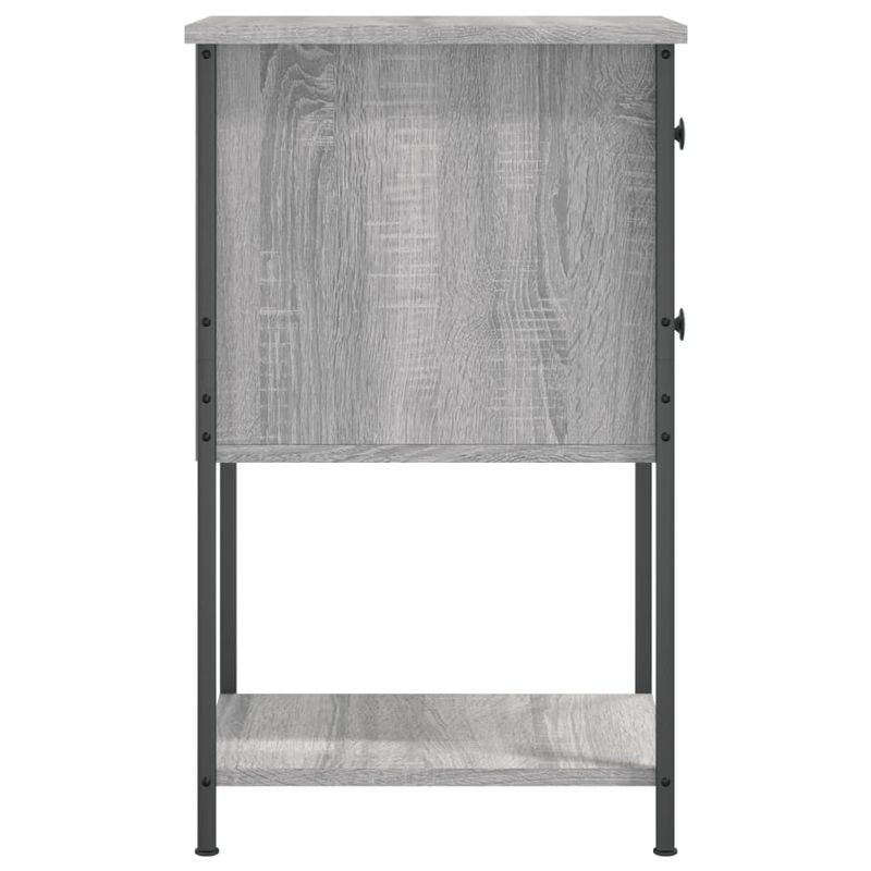 Casa si Gradina - Mobilier - Comode si corpuri - Noptiere - Noptiera, gri sonoma, 32x42x70 cm, lemn compozit - Infinity.ro