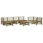 Casa si Gradina - Gradina si terasa - Mobilier exterior - Seturi mobila gradina - Set mobilier relaxare de gradina, 8 piese, lemn de pin tratat - Infinity.ro