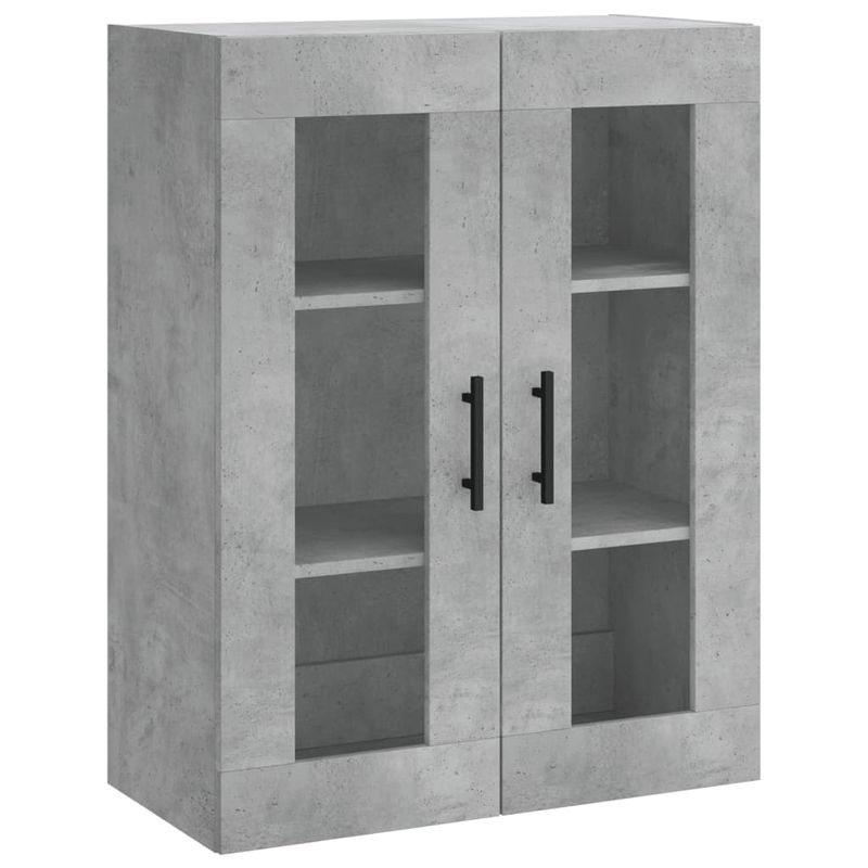 Casa si Gradina - Mobilier - Comode si corpuri - Corpuri bucatarie - Dulap inalt, gri beton, 69,5x34x180, lemn compozit - Infinity.ro