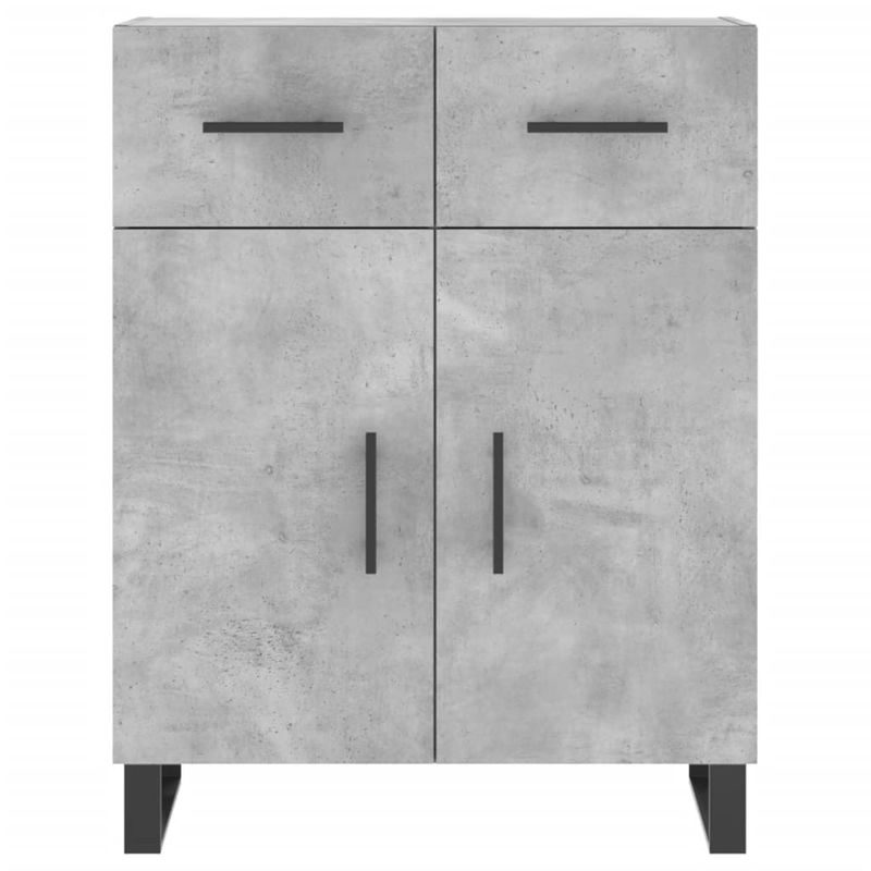 Casa si Gradina - Mobilier - Comode si corpuri - Corpuri bucatarie - Dulap inalt, gri beton, 69,5x34x180, lemn compozit - Infinity.ro