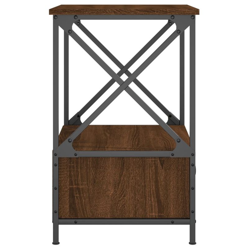 Casa si Gradina - Mobilier - Comode si corpuri - Noptiere - Noptiere, 2 buc., stejar maro, 50x41x65 cm, lemn compozit - Infinity.ro