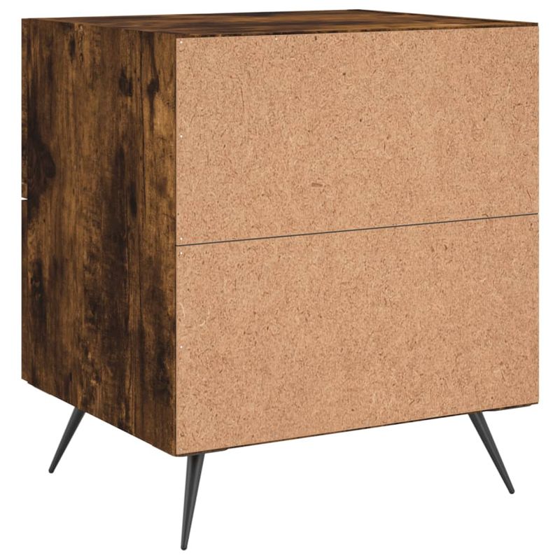 Casa si Gradina - Mobilier - Comode si corpuri - Noptiere - Noptiere, 2 buc., stejar fumuriu, 40x35x47,5 cm, lemn compozit - Infinity.ro
