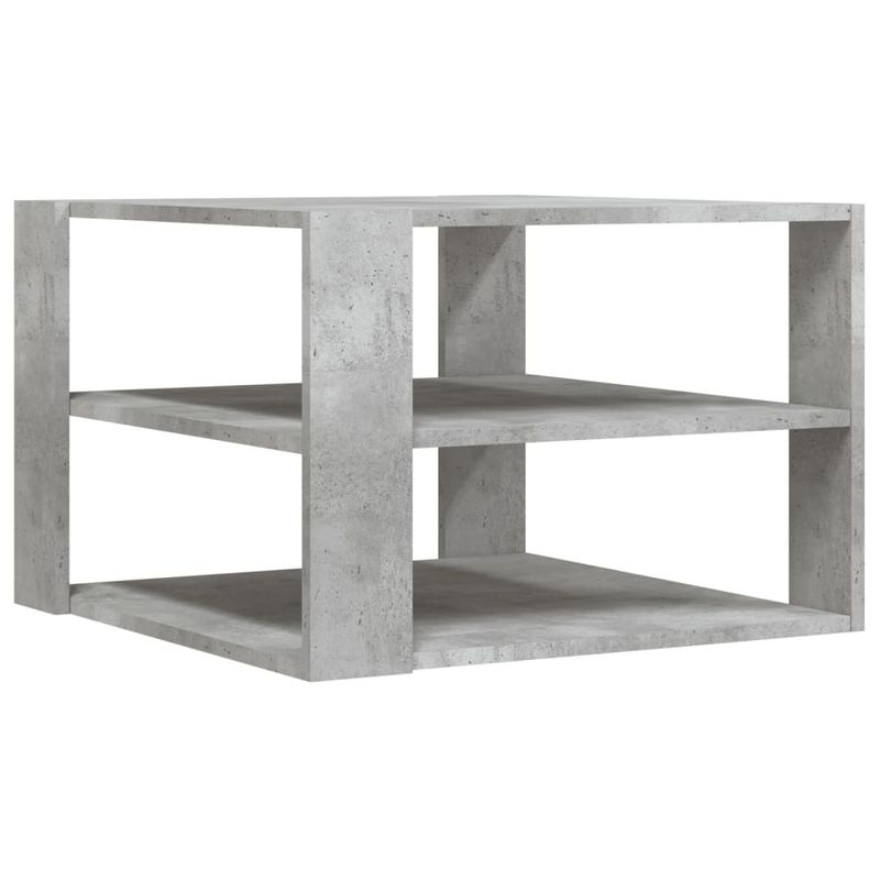 Casa si Gradina - Mobilier - Mese si birouri - Masute de cafea - Masuta de cafea, gri beton, 59,5x59,5x40 cm, lemn compozit - Infinity.ro
