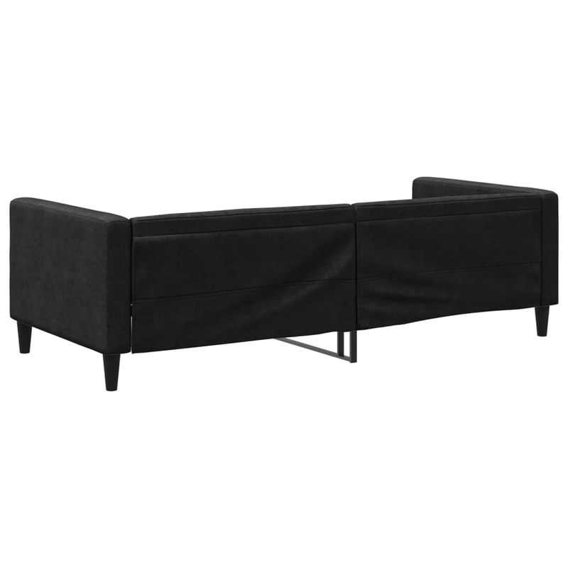 Casa si Gradina - Mobilier - Paturi si accesorii - Paturi - Pat de zi, negru, 90x200 cm, material textil - Infinity.ro