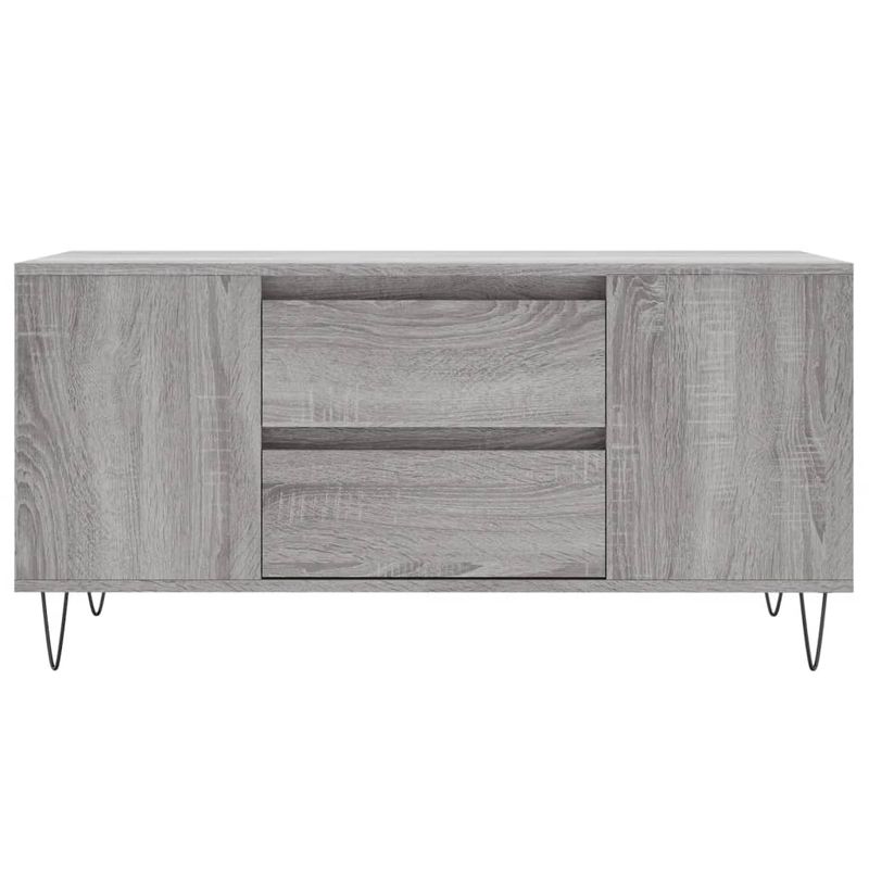Casa si Gradina - Mobilier - Mese si birouri - Masute de cafea - Masuta de cafea, gri sonoma, 102x44,5x50 cm, lemn prelucrat - Infinity.ro