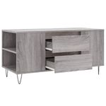 Casa si Gradina - Mobilier - Mese si birouri - Masute de cafea - Masuta de cafea, gri sonoma, 102x44,5x50 cm, lemn prelucrat - Infinity.ro
