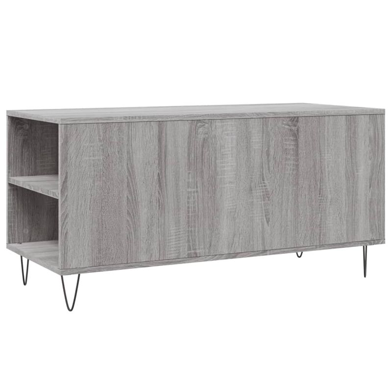 Casa si Gradina - Mobilier - Mese si birouri - Masute de cafea - Masuta de cafea, gri sonoma, 102x44,5x50 cm, lemn prelucrat - Infinity.ro