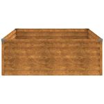 Casa si Gradina - Gradinarit si plante - Plante si ghivece - Ghivece si suporturi - Strat inaltat de gradina, 100x100x36 cm, otel corten - Infinity.ro