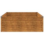 Casa si Gradina - Gradinarit si plante - Plante si ghivece - Ghivece si suporturi - Strat inaltat de gradina, 100x100x36 cm, otel corten - Infinity.ro