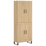 Casa si Gradina - Mobilier - Comode si corpuri - Comode - Dulap inalt, stejar sonoma, 69,5x34x180 cm, lemn compozit - Infinity.ro