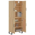 Casa si Gradina - Mobilier - Comode si corpuri - Comode - Dulap inalt, stejar sonoma, 69,5x34x180 cm, lemn compozit - Infinity.ro