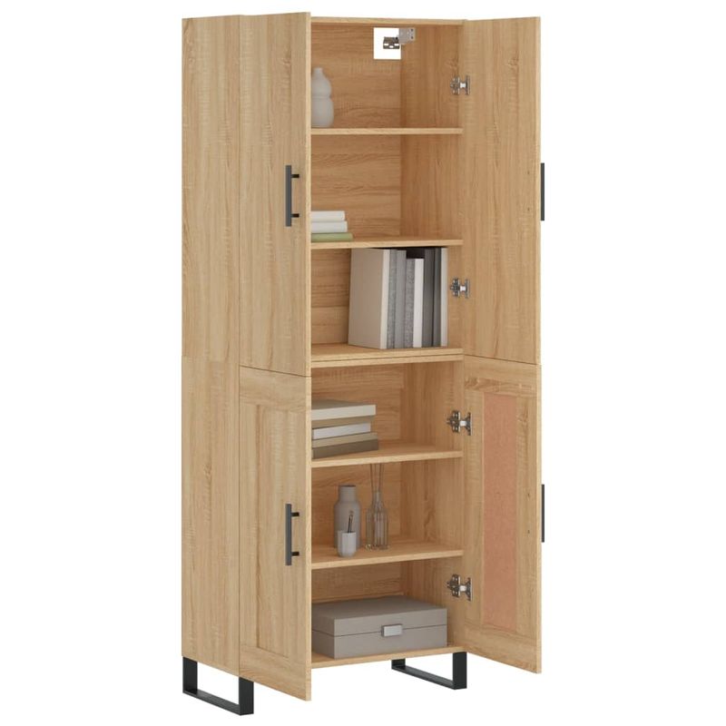 Casa si Gradina - Mobilier - Comode si corpuri - Comode - Dulap inalt, stejar sonoma, 69,5x34x180 cm, lemn compozit - Infinity.ro