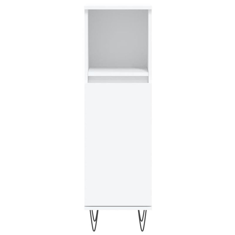 Casa si Gradina - Mobilier - Seturi de mobilier - Seturi baie - Set mobilier de baie, 3 piese, alb, lemn compozit - Infinity.ro