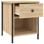 Casa si Gradina - Mobilier - Comode si corpuri - Noptiere - Noptiera, stejar sonoma, 40x42x50 cm, lemn compozit - Infinity.ro